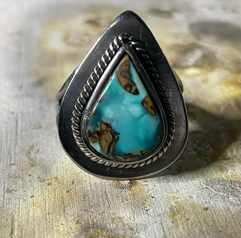 Delicate Surf Turquoise Ring