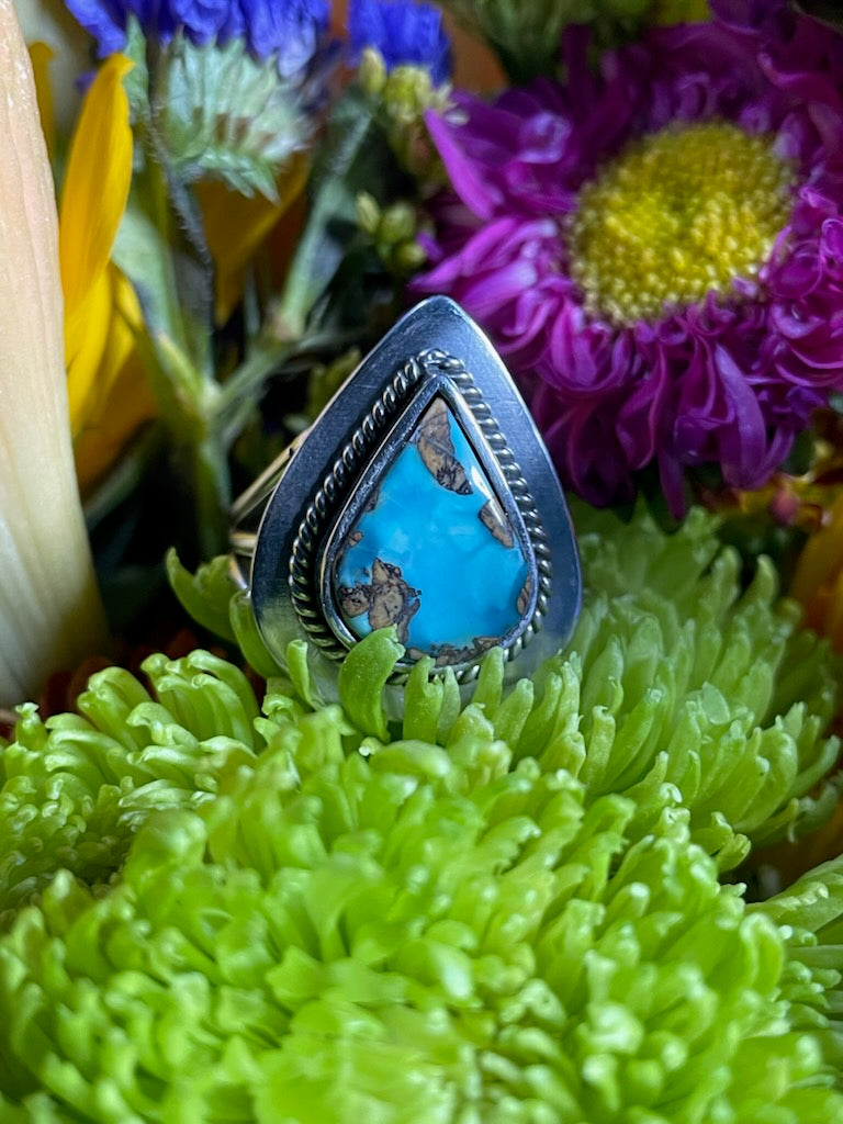 Delicate Surf Turquoise Ring